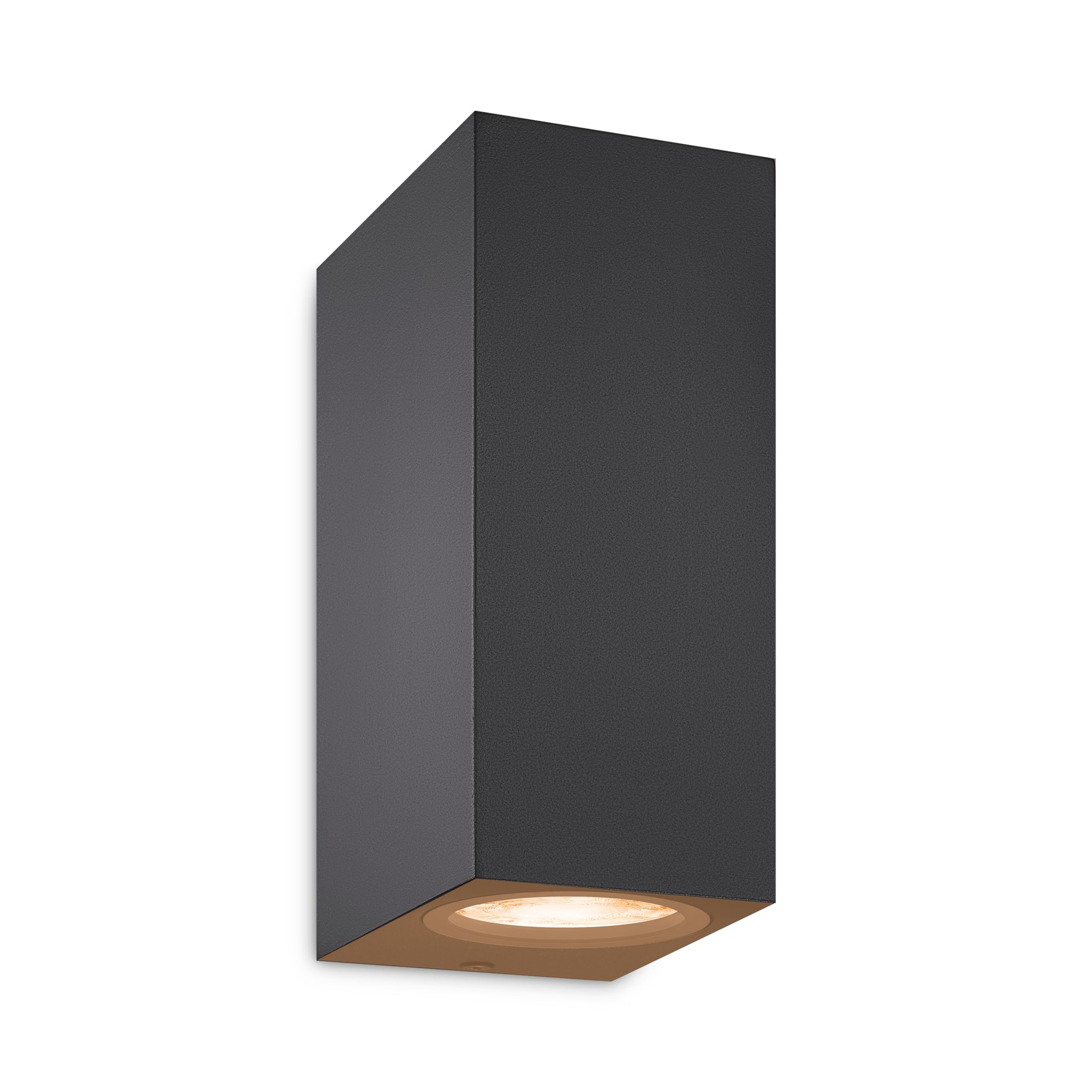WiZ Lampada da Parete Smart Up and Down, 2 Punti Luce, Luce Bianca e Colorata, 2x5W, Wi-Fi, , Nero, Tecnologia SpaceSense, Controllo Vocale (Alexa, Apple HomeKit, Google Home)