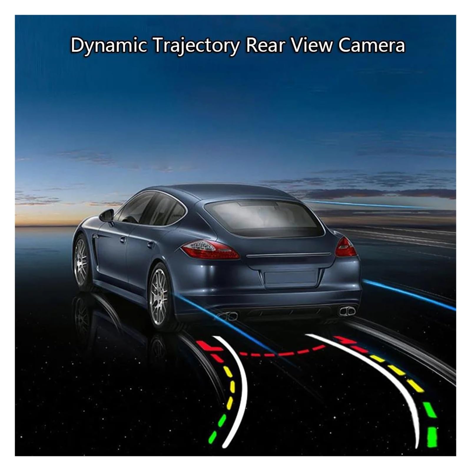 Marcha Atrás Cámara Cámara De Visión Trasera para CRV 2007-2013 2008 2011 para SRV 4 2013 Cámara De Marcha Atrás con Seguimiento Dinámico Inteligente para Coche