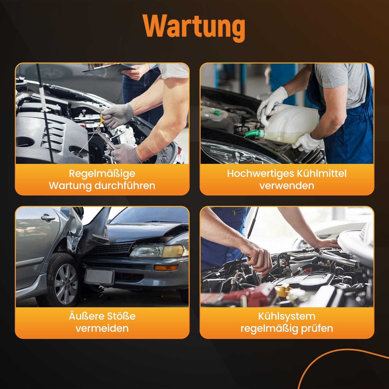 maXpeedingrods Pompa elettrica del refrigerante per BMW Serie 1 E87 serie 3 E90 E91 E92 Diesel 64118369806