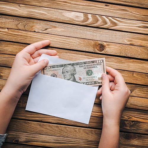 Miniatura 4 de Paquete de 150 sobres de invitación A4 en papel autoadhesivo de 4 14 x 6 14 de 95 libras, papel para boda, ducha, cumpleaños, vacaciones, anuncio de