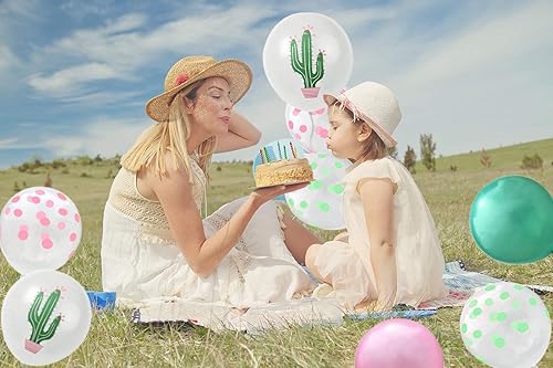 Miniatura 7 de 30 globos de fiesta de cactus para fiesta tropical hawaiana Luau/decoraciones de cumpleaños/fiesta de carnaval temática de verano/baby shower
