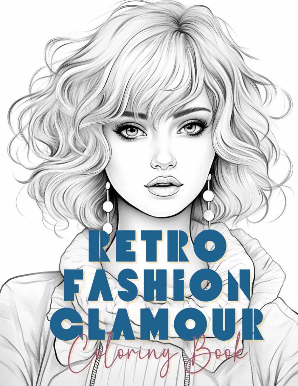 Retro Fashion Coloring Book