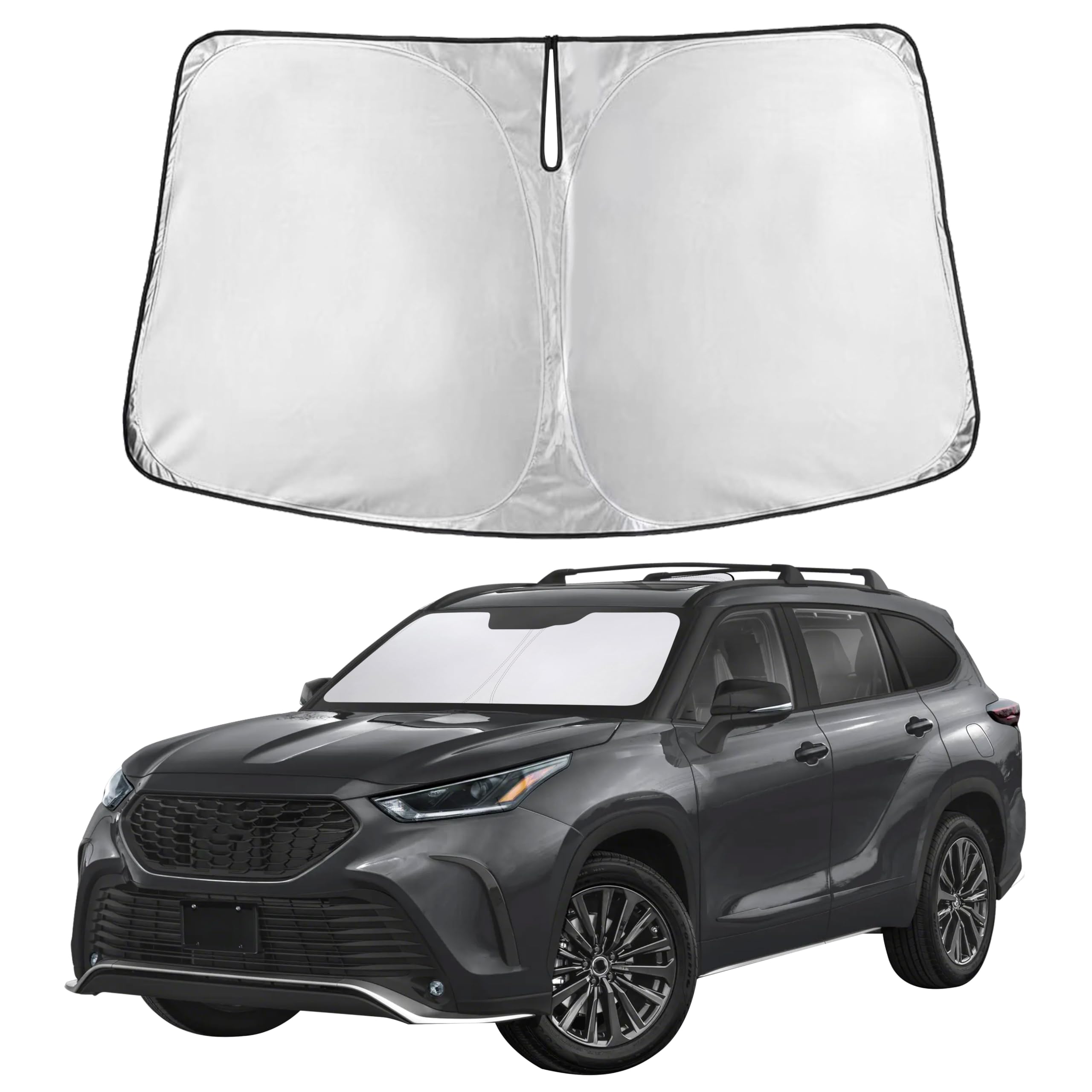Amazon.com: EcoNour Windshield Sunshade Compatible for Toyota