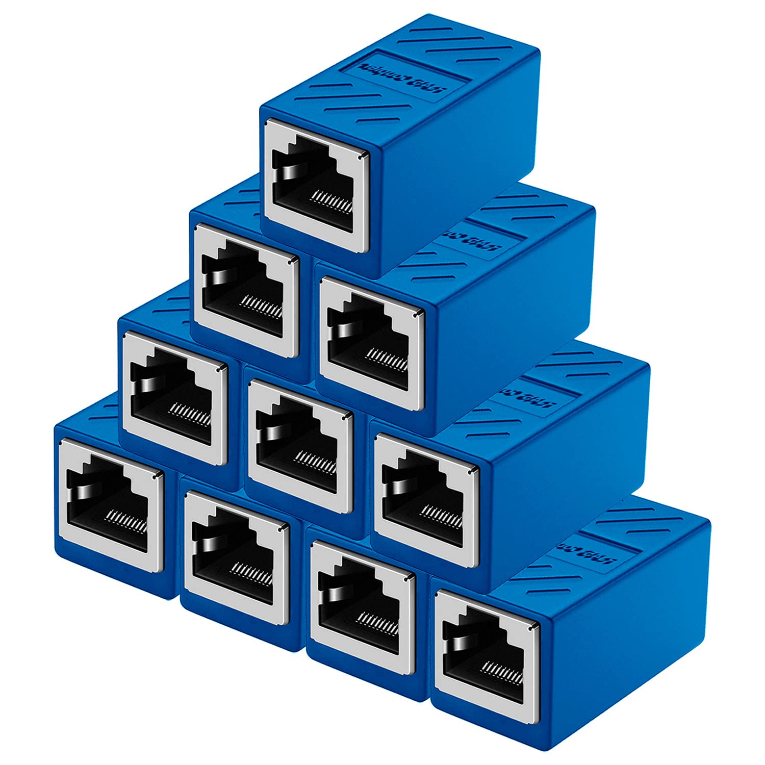 Dingsun RJ45 Coupler Extender Connector 10 Pack