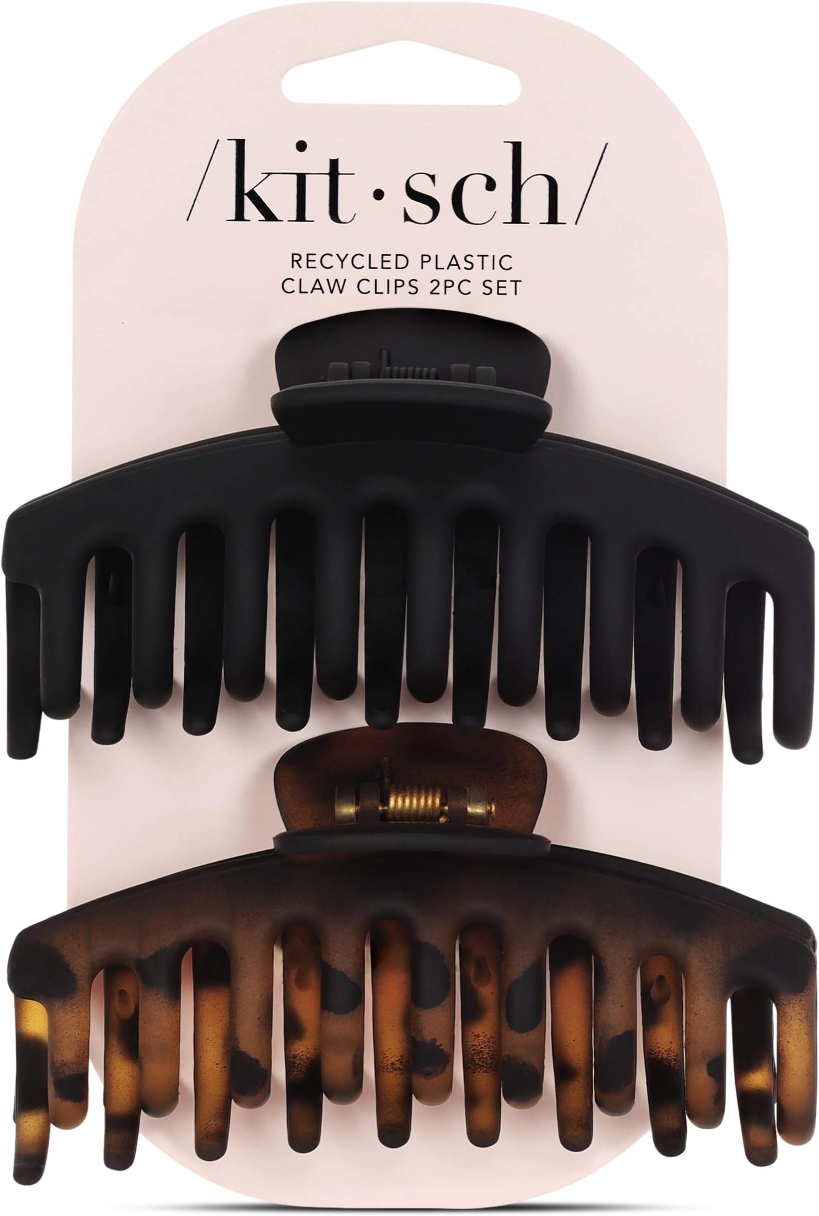 Kitsch Recycled Plastic Mini Hair Claw Clips for Women Girls | Hair Accessories for Women | Cute Hair Clips for Women | Kids Mini Clips for Hair | Holiday Gift Little Hair Clips