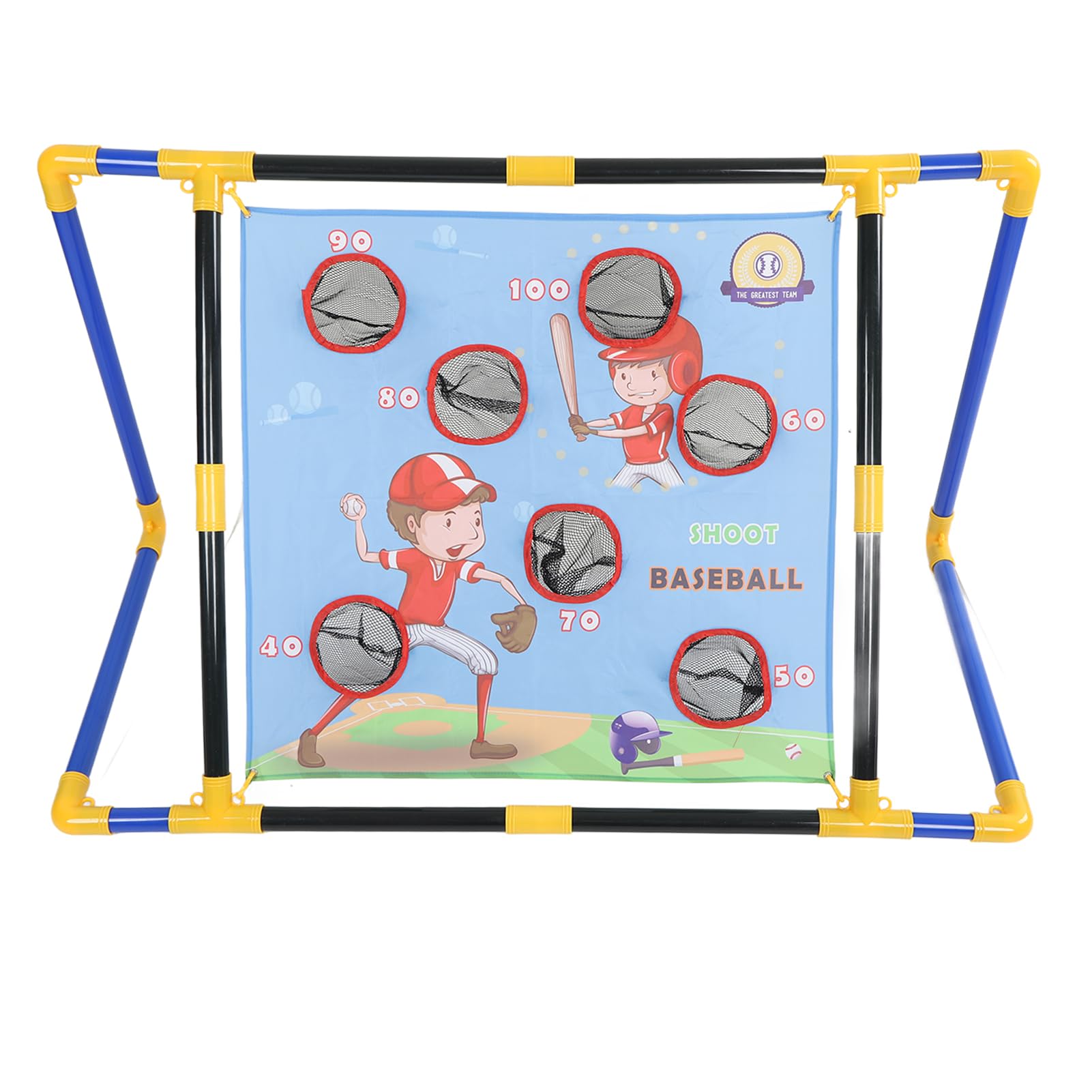 Divertente gioco di calcio 2 in 1 per bambini dai 6 anni in su, attrezzatura portatile per allenamento all'aperto per attività di gruppo