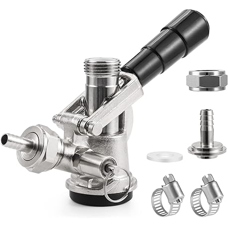 Commercial Sankey Keg Coupler Brewing Probe Stainless Brass Beer Tap Dispenser