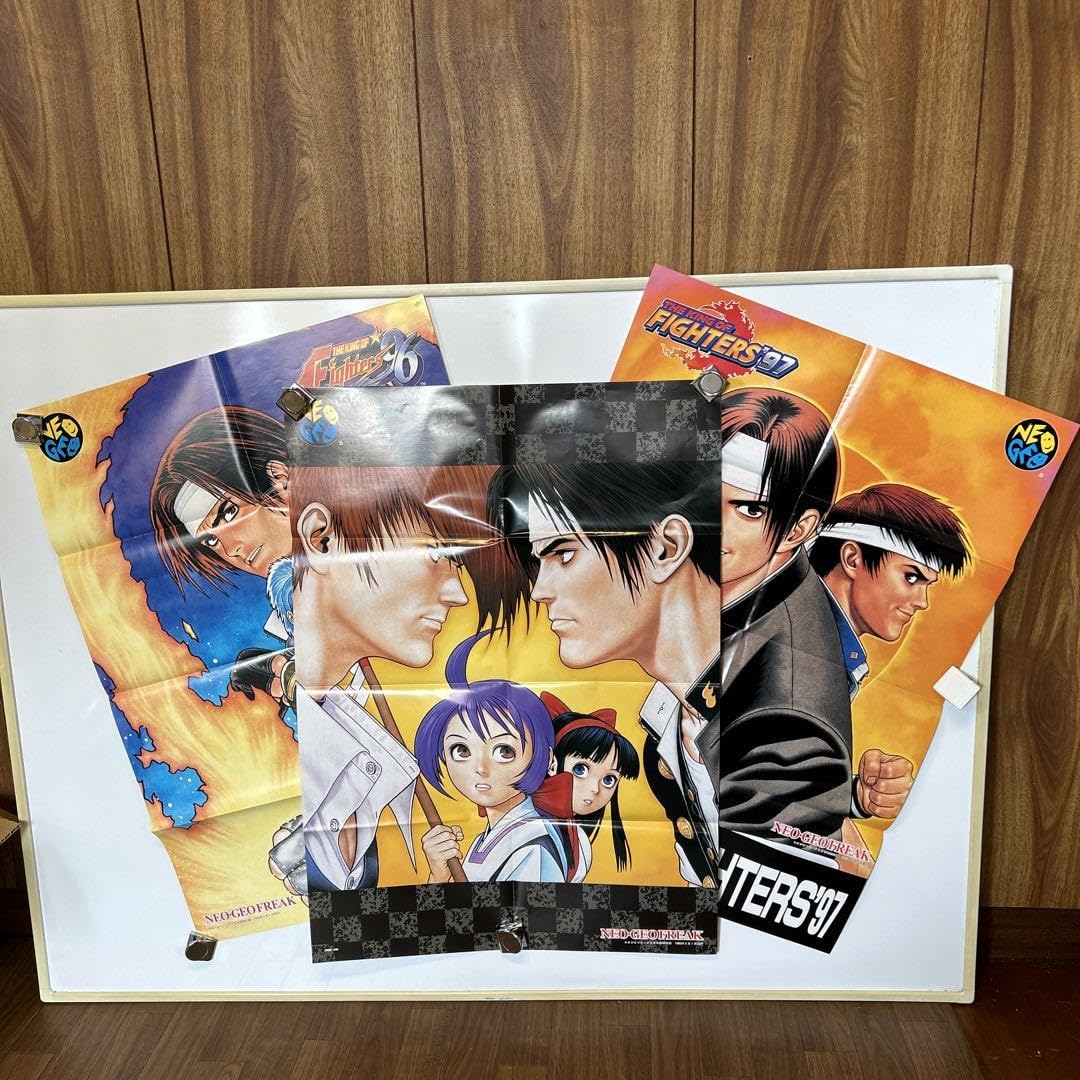 ネオジオ　キングオブファイターズ96 ポスター Yahoo!オークション -「kof 96」(ポスター) (印刷物)の落札相場