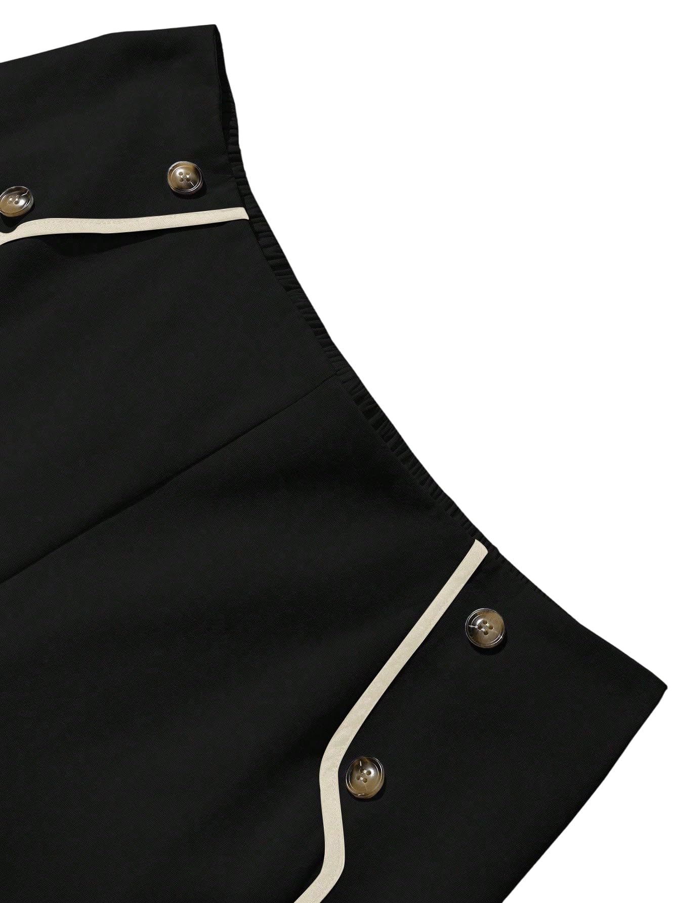 SOLY HUX Pantaloni da donna taglie forti, pantaloni da jogging a vita alta, per il tempo libero, con orlo a contrasto, gamba larga, pantaloni casual