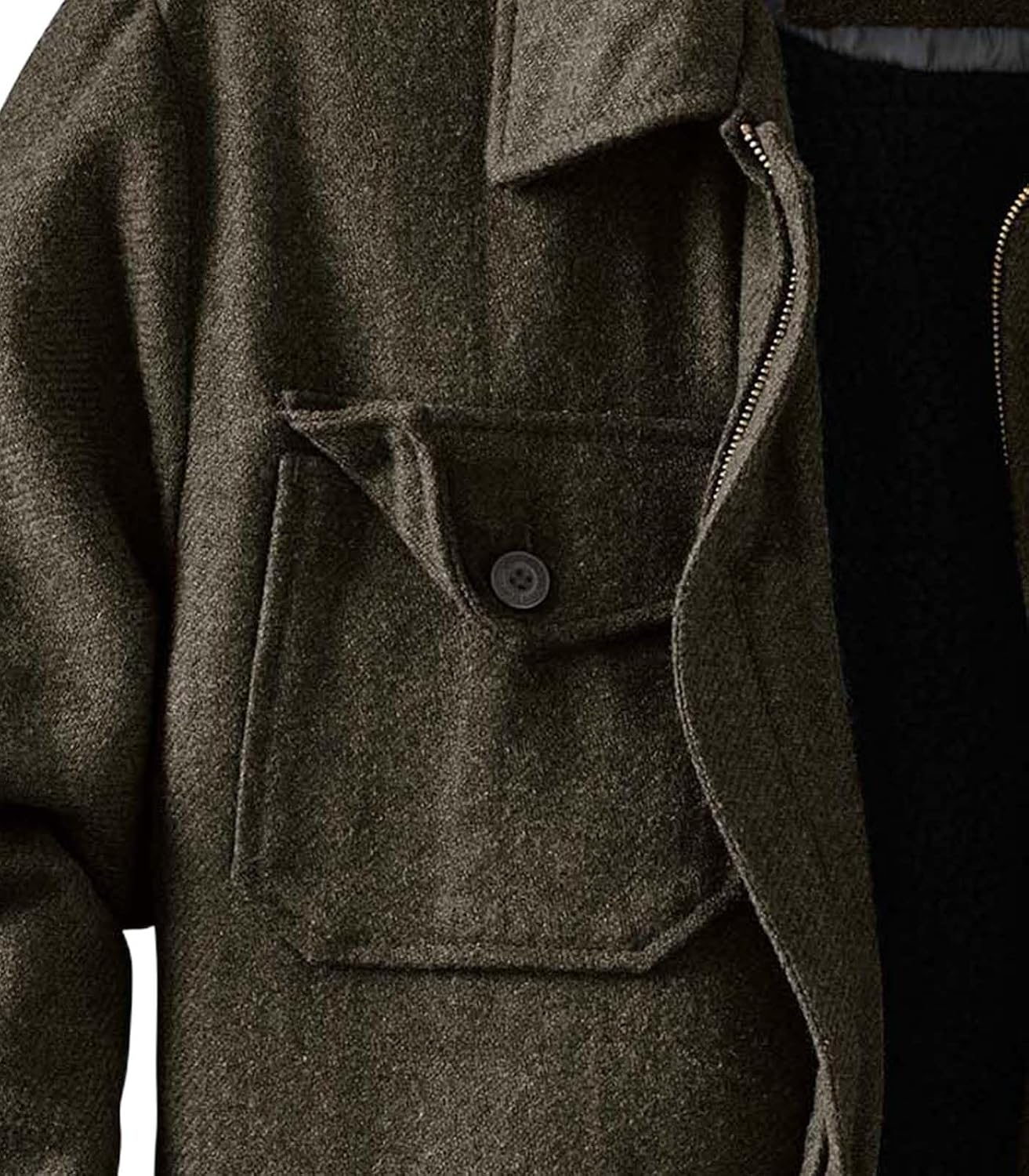 Legendary Whitetails Mens Wool Coat Sherpa Lined Heavyweight Jacket