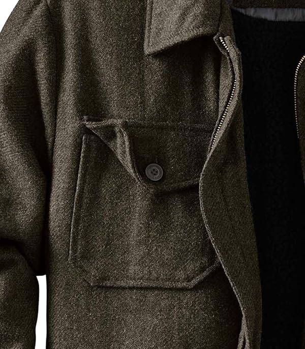 Legendary Whitetails Mens Wool Coat Sherpa Lined Heavyweight Jacket by Legendary Whitetails - Used condition - Image 7