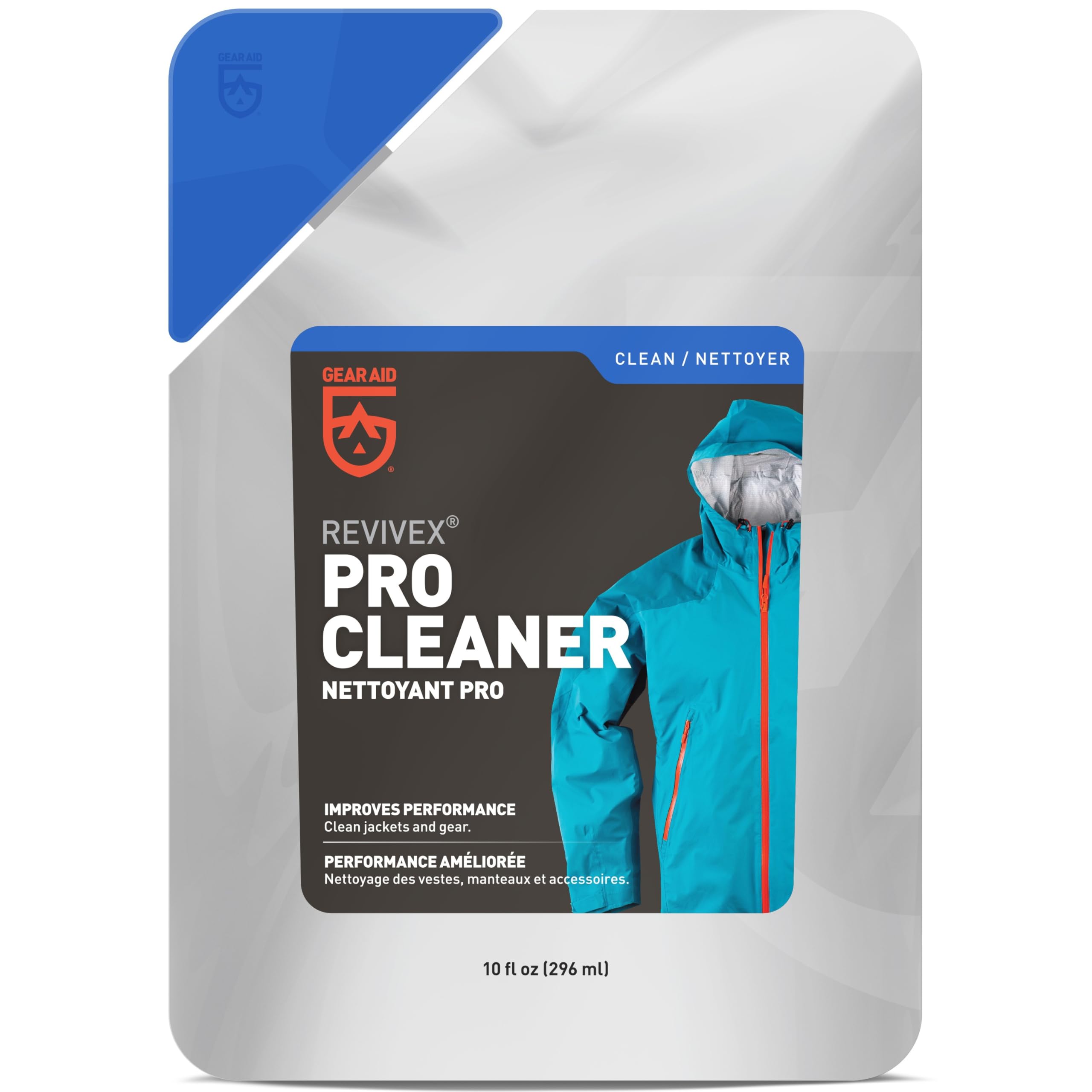 Gear Aid Revivex Pro High-Tech Fabric Cleaner, 10 fl oz - Restores Water Repellency and Breathability - Safe for Use with Gore-TEX Jackets, Sleeping Bags and Tents-image-38