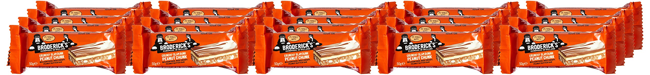Broderick's Kuchen Riegel Crispy Peanut Butter, 20er Pack (20 x 50 g)