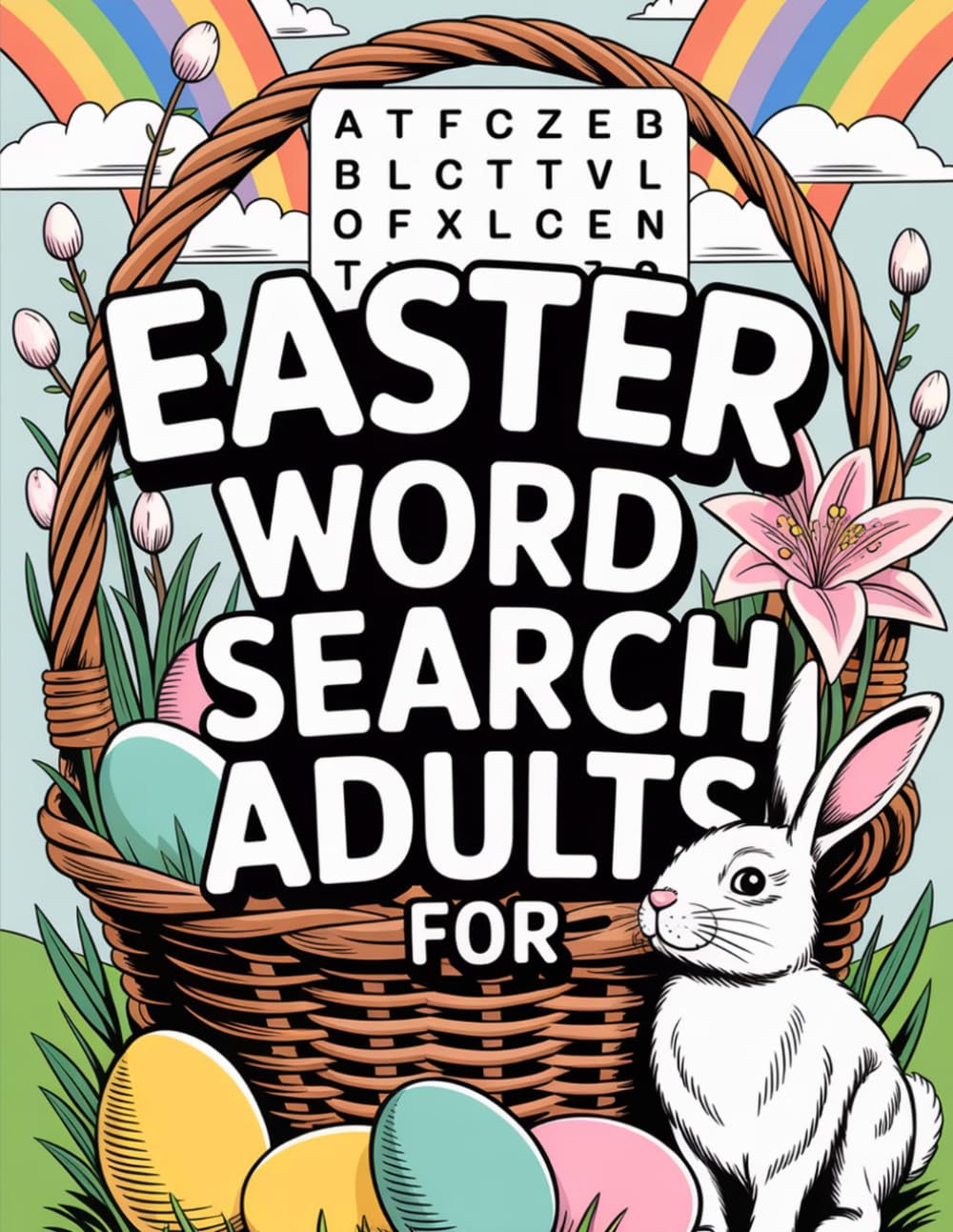 Easter Basket Stuffers: 100 Word Search Puzzles for Adults and Seniors – Fun and Challenging Brain Games for Relaxation and Stress Relief