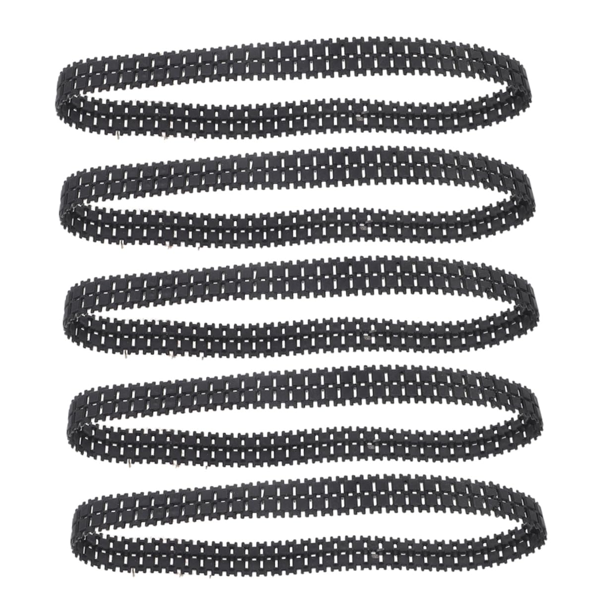 SUPVOX DIY Tank Tracks 5pcs Replacement for Robot Easy to Install Enhance Traction Stability