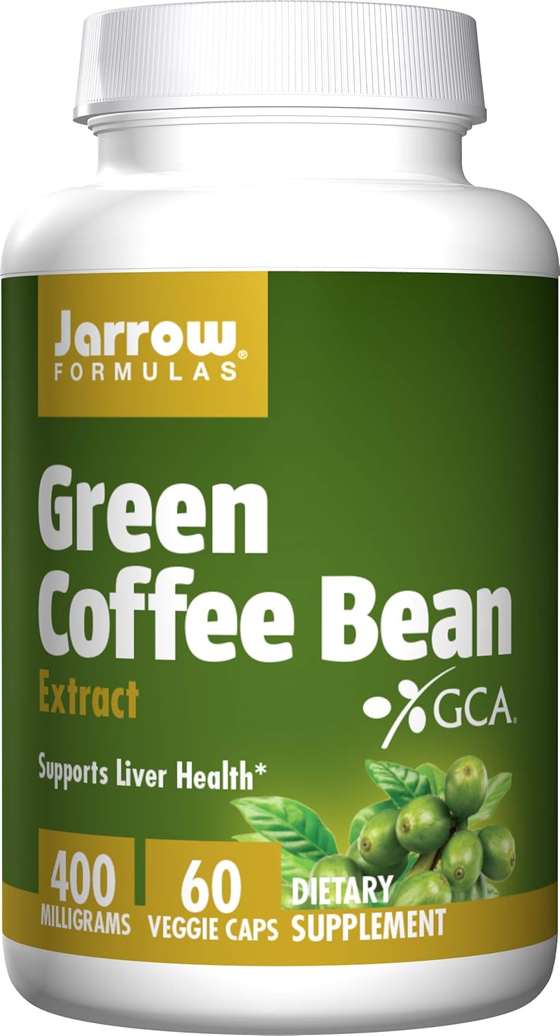 Green Coffee Bean Extract, Supports Cardiovascular Health by Jarrow Formulas - 400 mg, 60 Capsules