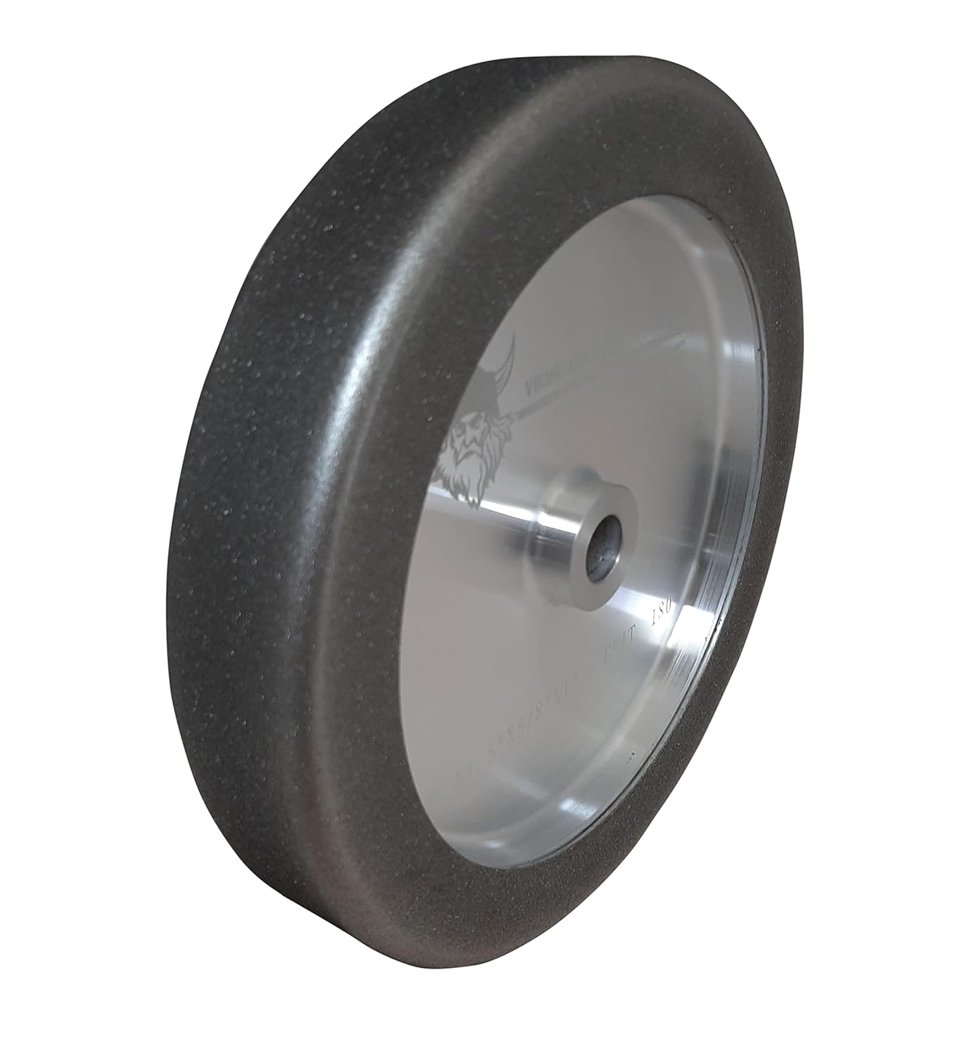 8" Precision Made Solid Aluminum Body Grinding Wheel, 180 Grit, CBN Face & Sides, 1/4" Radius Corners, For 5/8" Shaft, Compatible with Bench Grinders