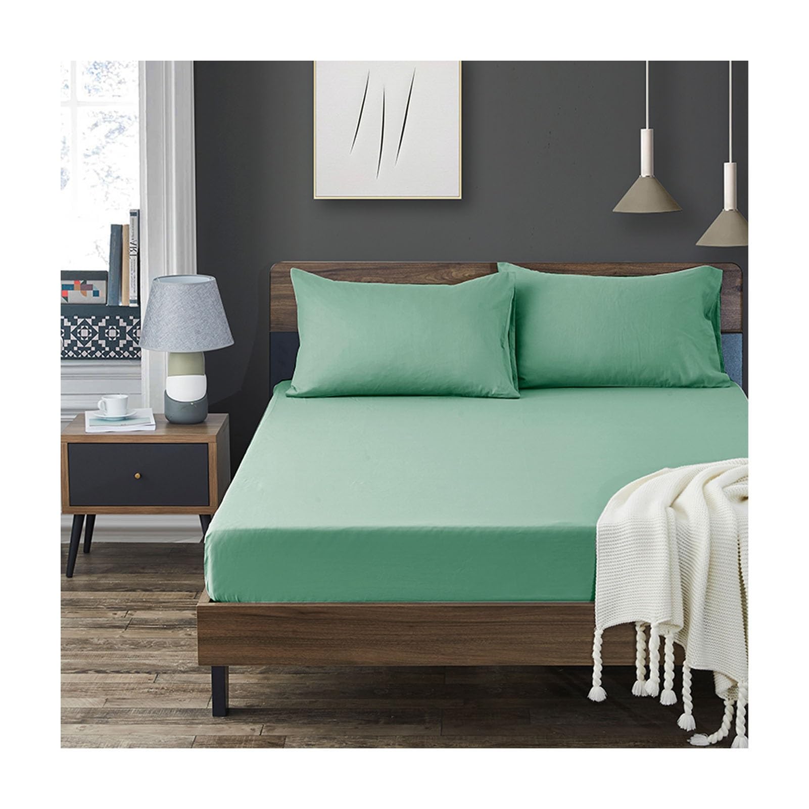 Drap-housse élastique grand bonnet 45 cm coton respirant