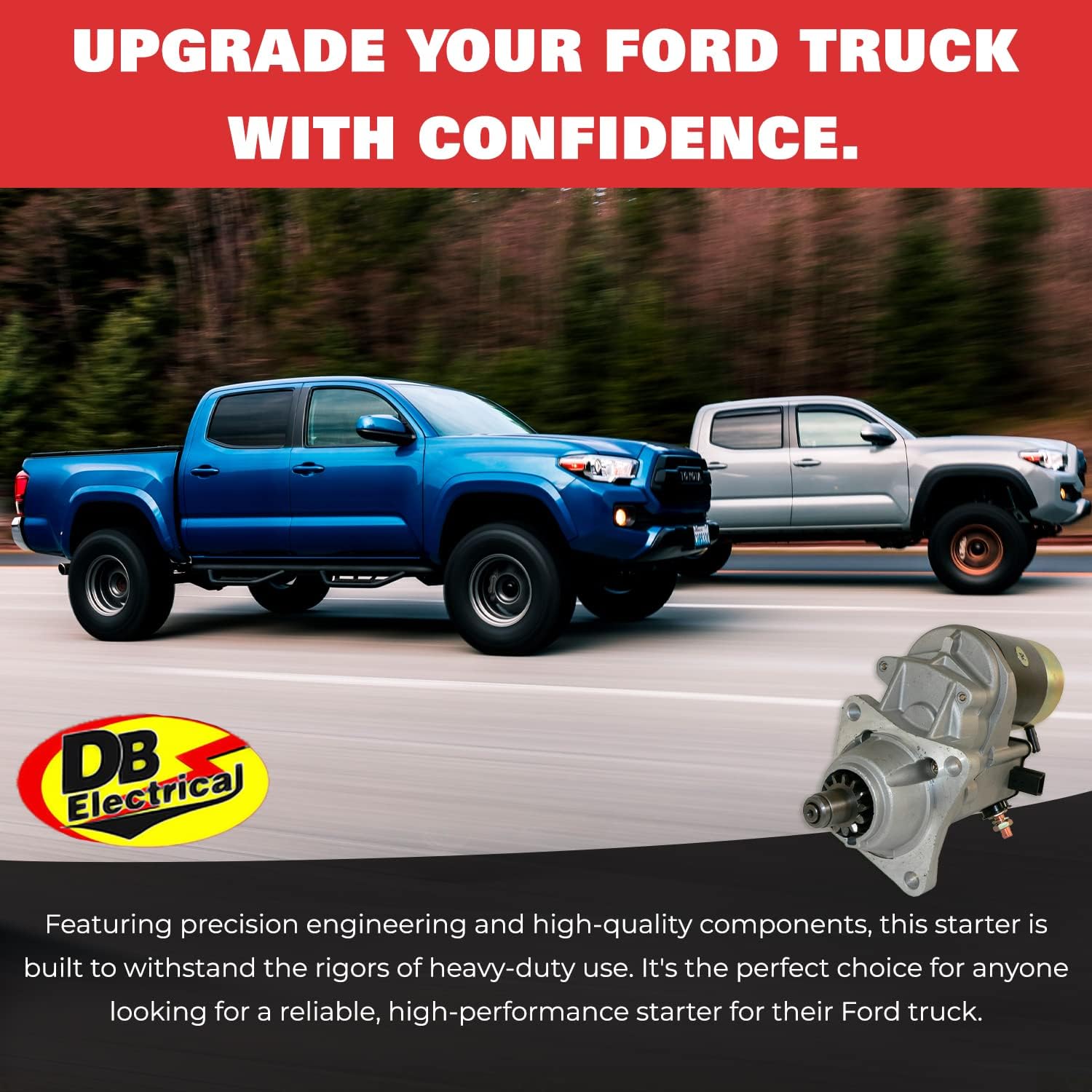 DB Electrical 410-52021 Starter Compatible With/Replacement For Case 350B 1979-1984, 450B 1978-1983, 584D 1975-1988, 585D 1975-1988, 586D 1975-1988, 480C Construction King 1979-1988 112267, 16658N