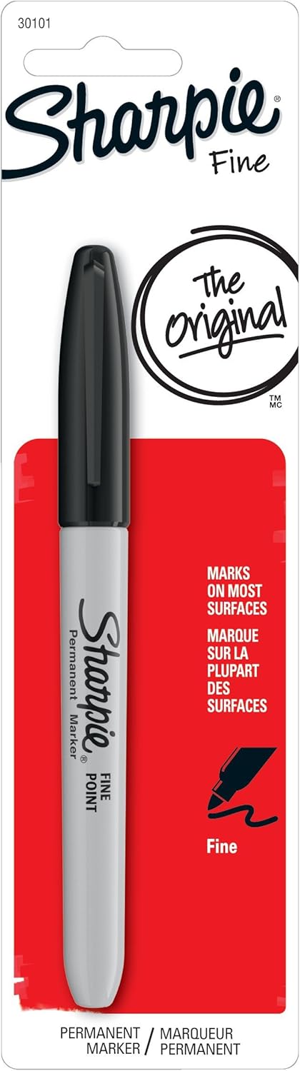 Precision Black Marking with SHARPIE Fine Point Marker