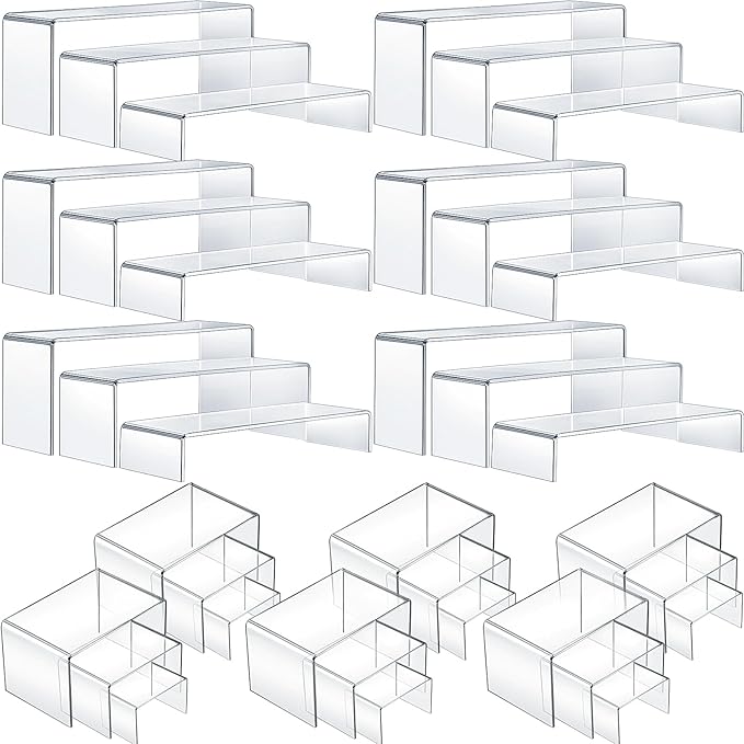 Amazon.com: Sintuff 36 Pcs Acrylic Risers Large and Medium Acrylic ...
