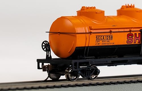 Miniatura 3 de Coche cisterna de tres cúpulas de 40' - Shell #1258 - Escala HO