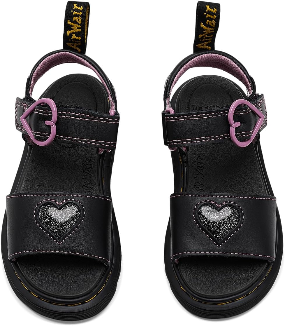 Dr. Martens girls Marlowe Hearts II J (Little Kid/Big Kid)