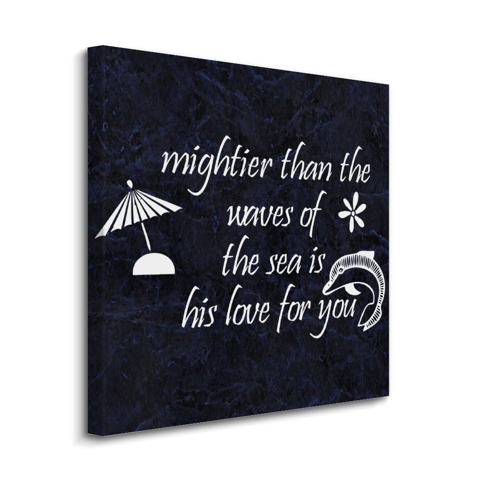 Cuadro de lienzo decorativo con mensaje de amor y fe para un hogar lleno de paz 8