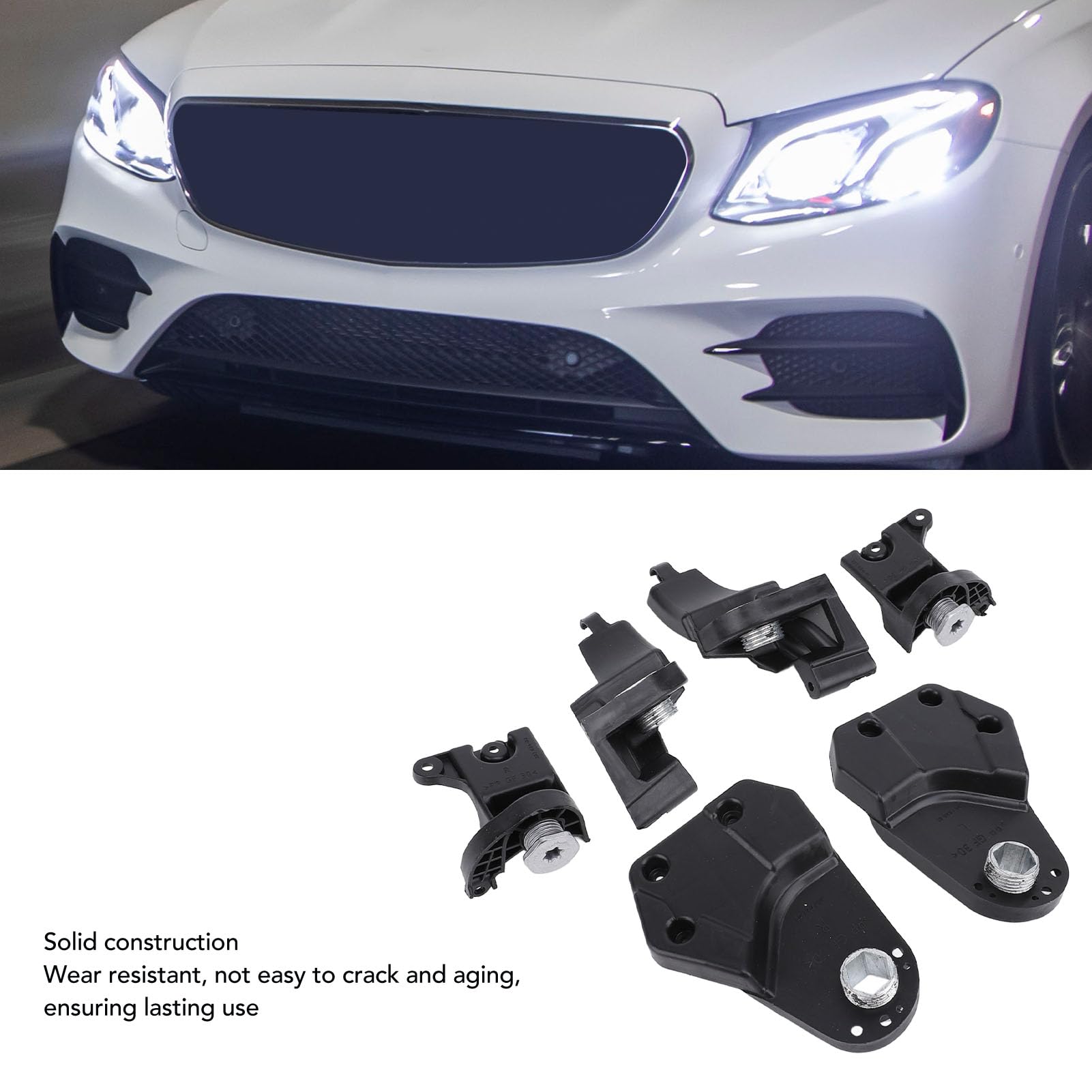 Reparatur-Set für Scheinwerfergehäuse, 2 Sets für E-Klasse W213 – Reparatur der Lasche für Scheinwerferhalterung links und rechts