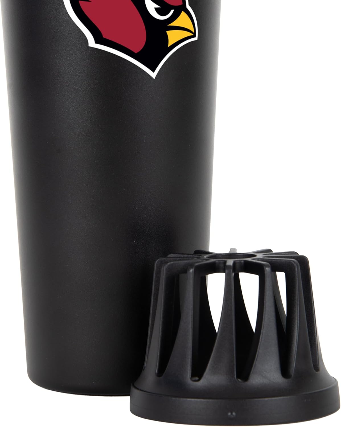 FANMATS NFL 26 oz Stainless Steel Shaker Bottle — Leak-Resistant Flip-Top Lid | Sleek Team Design | Built-In Mixing Screen