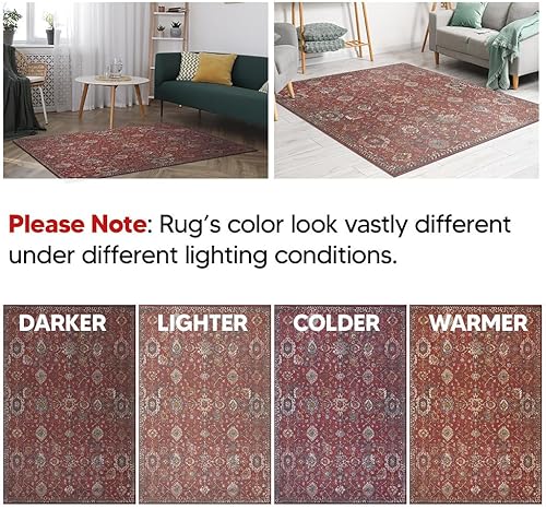 Miniatura 5 de Keen Home Design Alfombra abstracta de la colección Élite no desprende pelusa, para sala de estar, cocina, comedor, dormitorio, entrada, alfombra