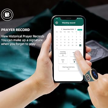 Dpofirs Finger Smart Ring Counter, Smart Ring Counter Digital Accurate Counting Water Proof for Workout