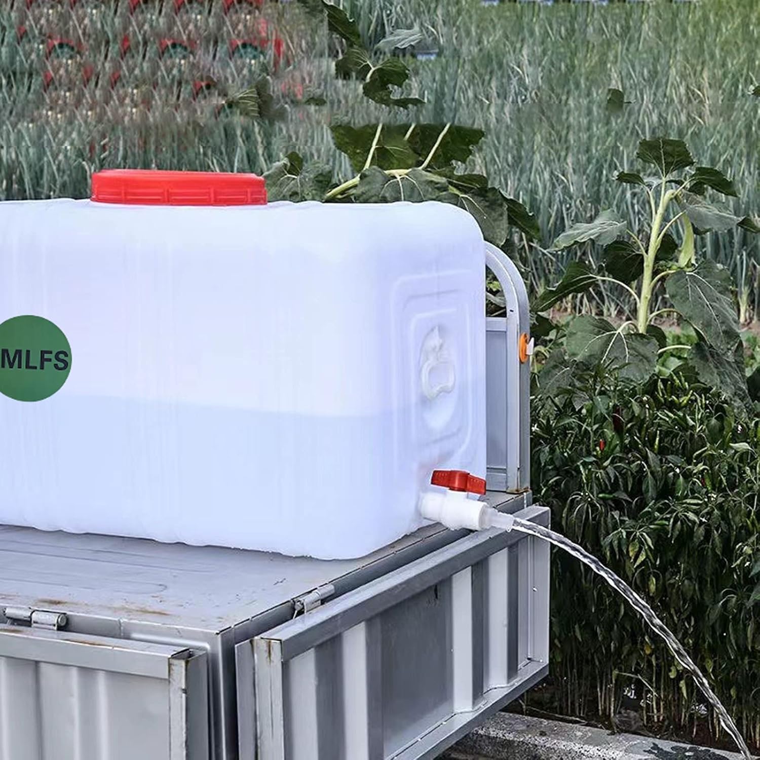 Water Tank Water Containers Plastic Water Tank Water Storage Containers Outdoor Rainwater Collector Car Portable Hand Bucket Camping & Hiking(Size:150L)