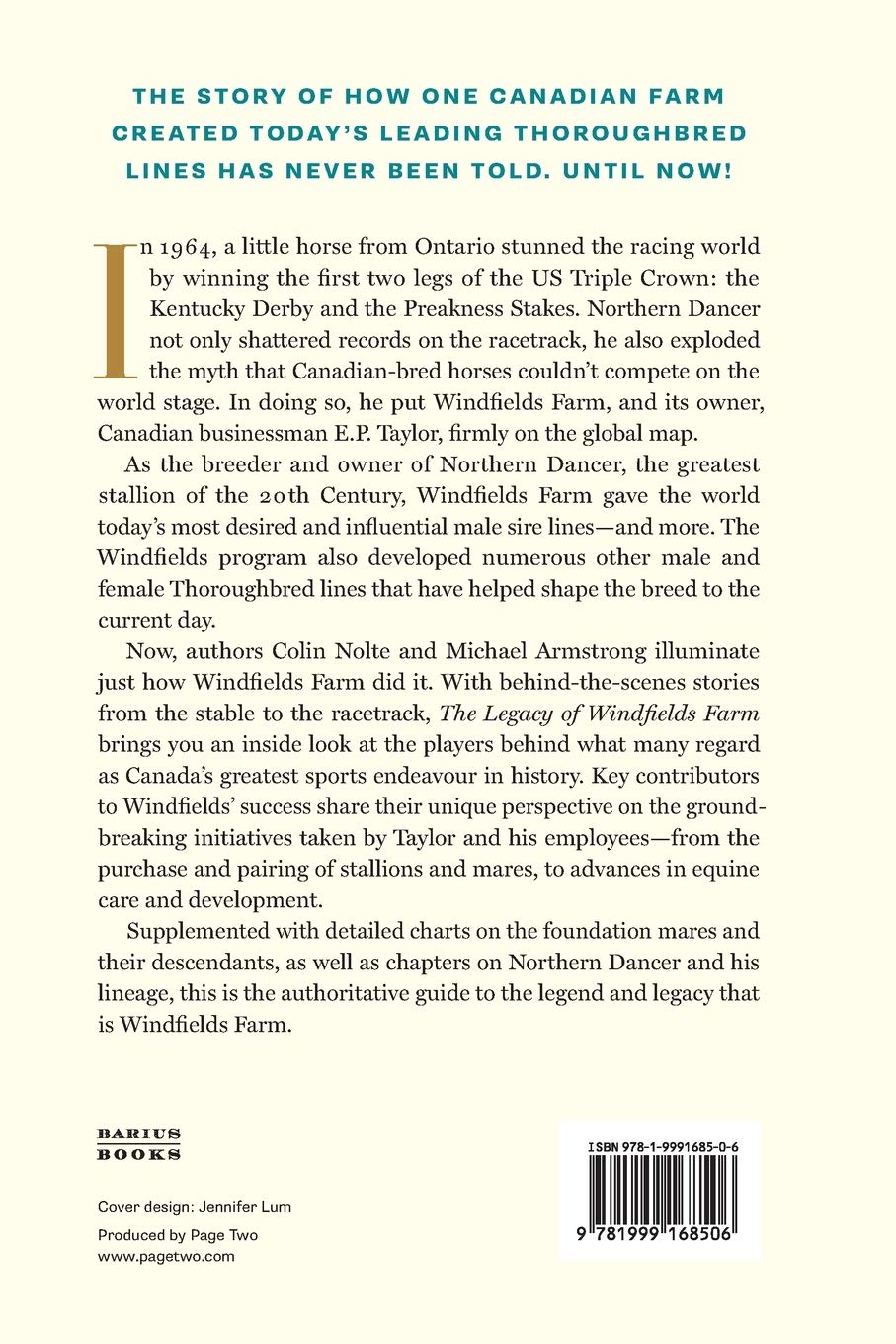 The Legacy of Windfields Farm: Turquoise and Gold, Bred in the Purple