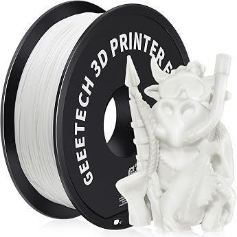 Geeetech ABS Filament 1.75 mm Printer 3D Filament 1 kg 1 Spool White
