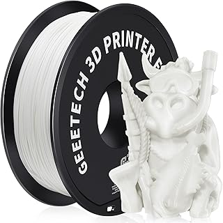 GEEETECH ABS Filament 1.75mm Weiß, Drucker 3d Filaments 1KG 1 Spool