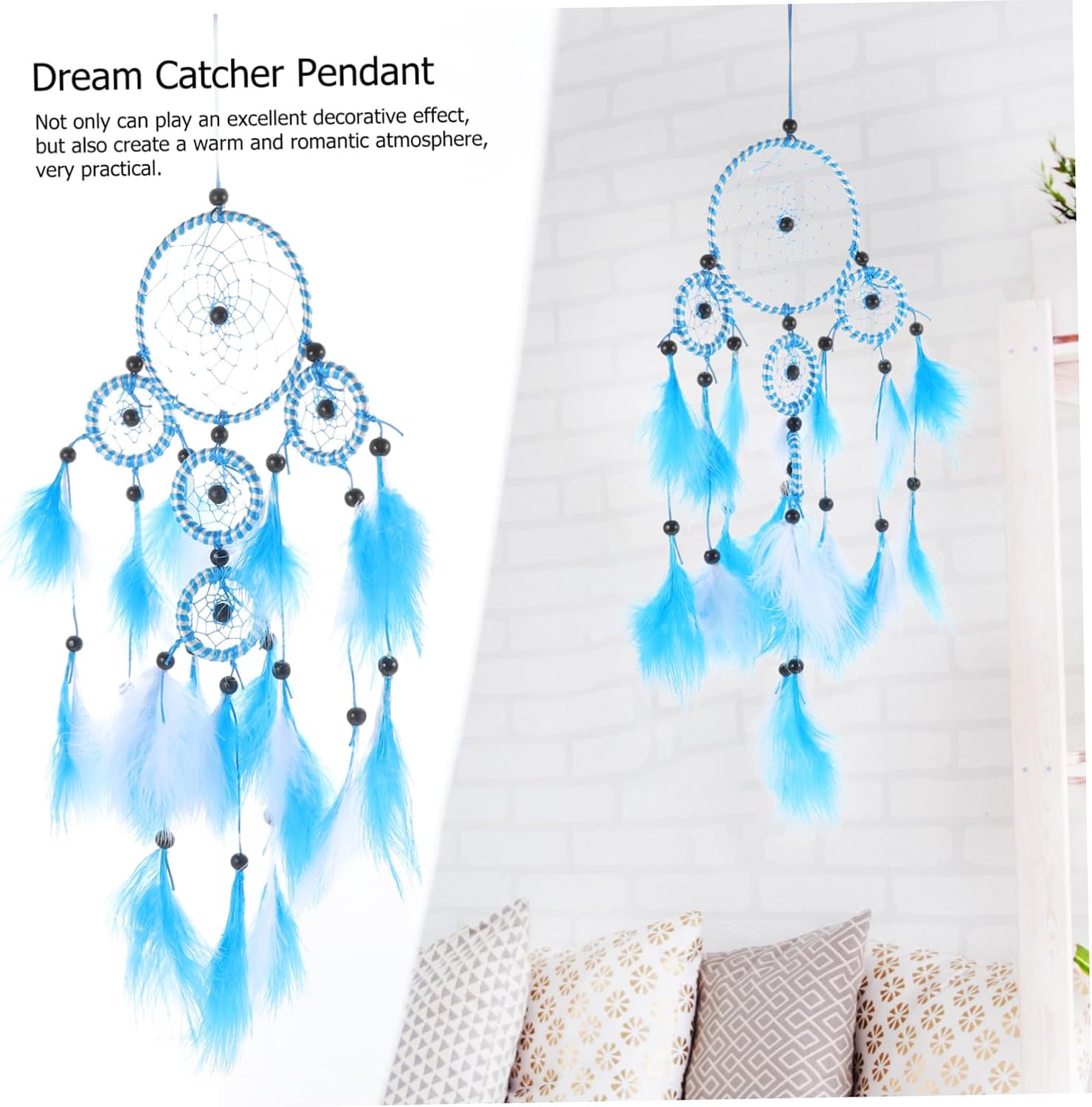 PRETYZOOM Dream Catcher Ornament Chic Wall Hanging Decor for Home Office and Balcony Bohemian Style for Bedrooms and Living Spaces Creative for Girls and Special Occasions
