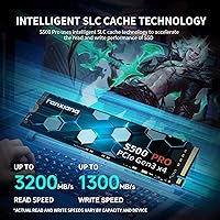Vista 2 de fanxiang S500 Pro 512GB NVMe SSD M.2 PCIe Gen3x4 2280 Unidad de Estado Sólido Interna, Cache SLC 3D NAND TLC, Hasta 3200MB/s, Compatible con Laptops