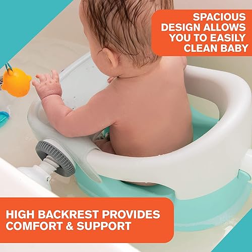 Miniatura 3 de Summer My Bath Seat con juguetes  Asiento de bañera de bebé para sentarse con soporte de respaldo juguetes de baño divertidos  Fácil de instalar