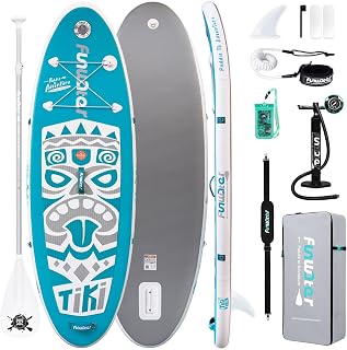FunWater Inflatable Stand Up Paddle Board with Beginners SUP Accessories
