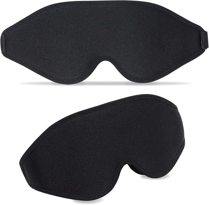 3D Contoured Sleep Mask for Women Men,Effective Light
