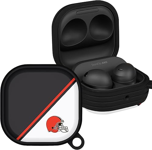 Game Time Cleveland Browns HDX Champion Series - Funda compatible con Samsung Galaxy Buds Pro