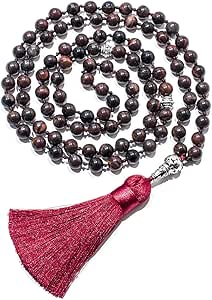 Tasbih Rosario Islamico In Pietra Onice Nera - 99 Perline Da 8mm Per Preghiera (Misbaha Tasbeeh Sibha) - Regalo Religioso - 3