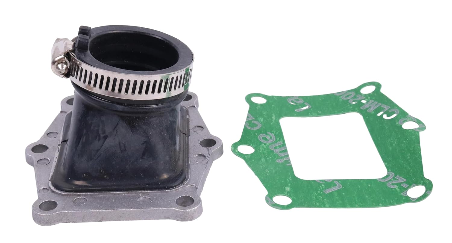 Intake Manifold Carb Boot with Gasket 16210-961-000 Compatible with Honda 1981 1982 ATC250R ATC 250R