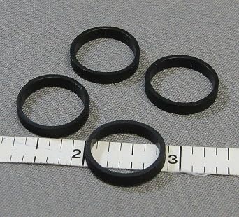 LIONELL Traction Tires 4 Pack Approx 7/8" Diameter for LOCOMOTIVES O Gauge