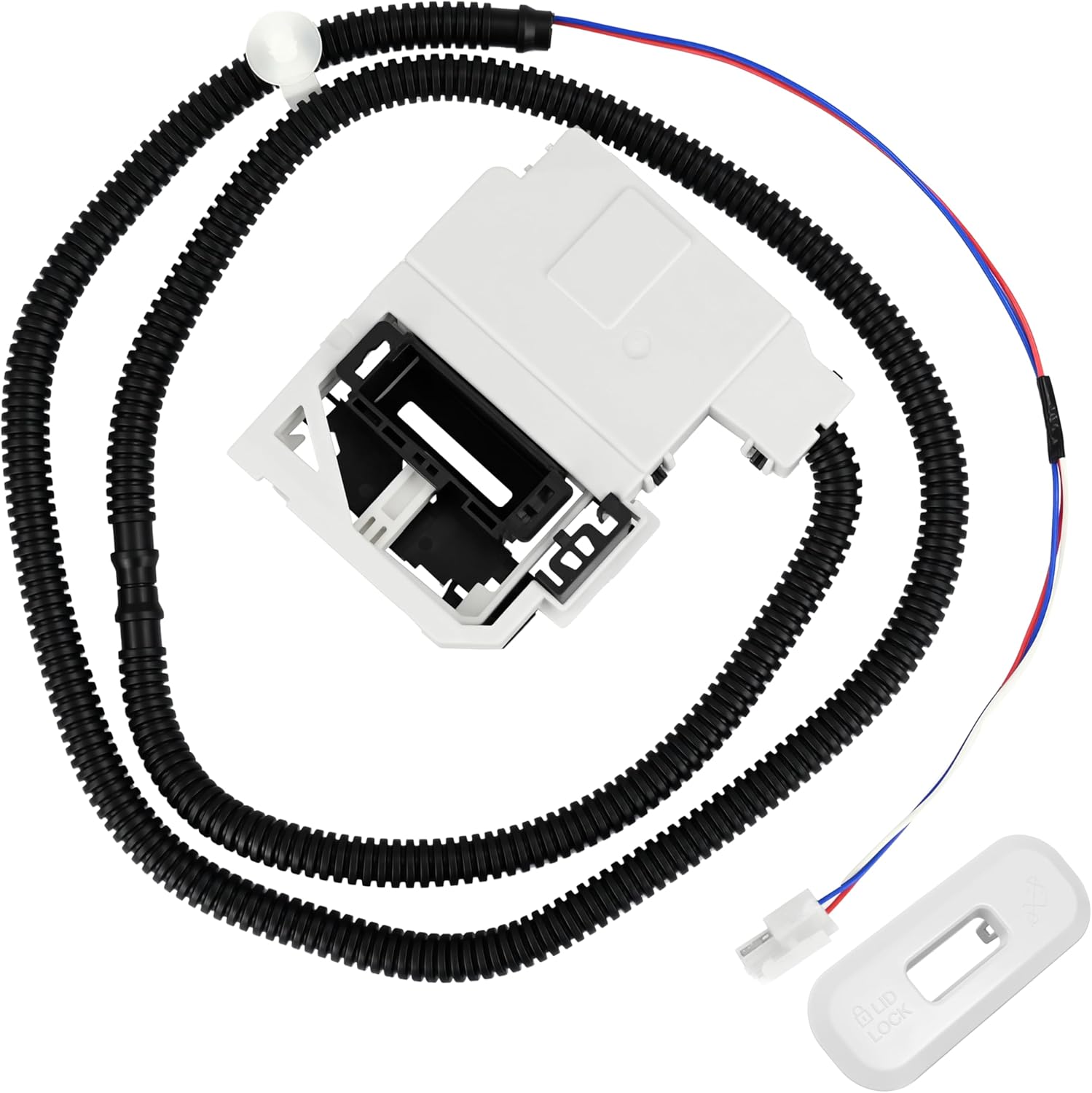 W11368616 W11670519 Washer Lid Lock Assembly Includes W11643703 W11403468 Bezel Compatible with Whirlpool Maytag MVW5430MW1 MVW4505MW0 MVW4505MW1 MVW4505MW2 Washer Lid Latch Replaces AP7214714 4981394