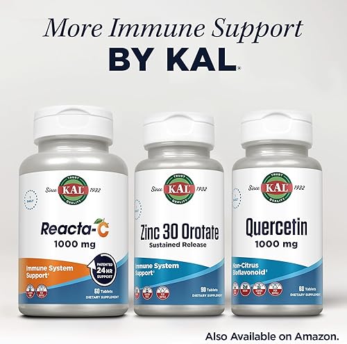 Miniatura 6 de KAL 5198482 Orotato de zinc de liberación sostenida 30 mg  Apoyo nutritivo para la síntesis de proteínas normal y saludable crecimiento adecuado