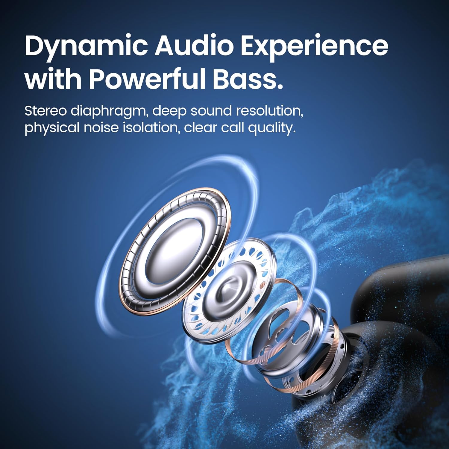 Clip On Earbuds, Open Ear Headphones Mini Air Conduction Headphones IPX6 Waterproof Bluetooth Earbuds, Bluetooth 5.4 Ear Clip Earphones for Running Walking, Workout - Black - Image 9