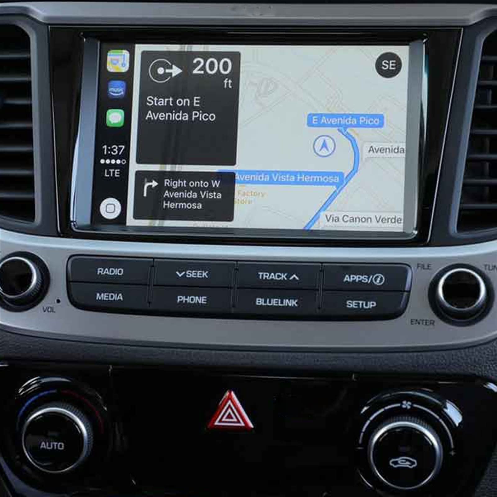 Film protecteur d'écran tactile de navigation autoradio Hyundai Accent 2019 verre trempé