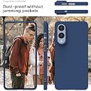 YATWIN Silicone Case for Samsung Galaxy S25 FE 4G, Soft-Touch, Shockproof, DustProof, Antiskid Phone Cover for Samsung Galaxy S25 FE - Dark Blue gallery image
